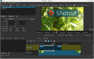 Shotcut video editor for linuxmint