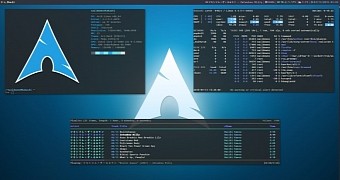 Arch linux operating system is now powered by linux kernel 4 5