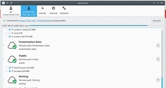 Owncloud desktop client 2 2 adds notifications for server events and sync issues