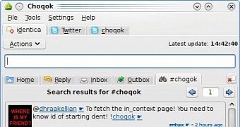 Choqok 1 6 kde micro blogging client to bring better twitter support more