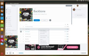 Spotify app skin ubuntu