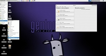 Gentoo based exgent linux distro ships with linux kernel 4 9 8 and xfce 4 12 1