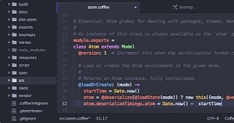 Atom 1 15 hackable text editor retains tabs of deleted files requires node 6