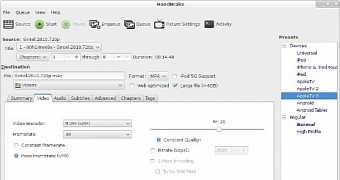 Handbrake 1 0 3 open source video transcoder improves 2 pass x265 encoding more