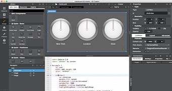 Qt creator 4 3 enters beta integrates a qml code editor into qt quick designer