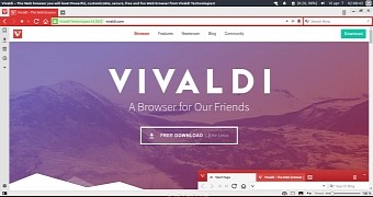 Vivaldi 1 8 web browser gets rebased on chromium 57 0 2987 138 small bugs fixed