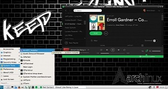Arch linux based archex distro updated with lxqt 0 11 1 and linux kernel 4 11 6