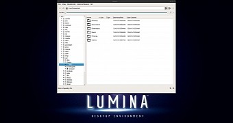 Lumina desktop 1 3 released with own default material design icon themes