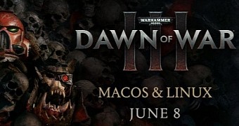 Warhammer 40 000 dawn of war iii is officially out for linux steamos and macos