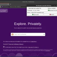 Tor screenshot