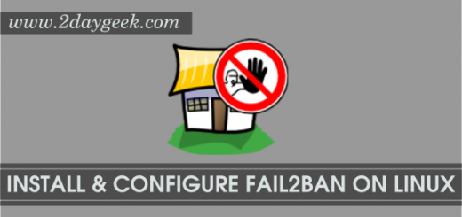 Install configure fail2ban on linux 520x245