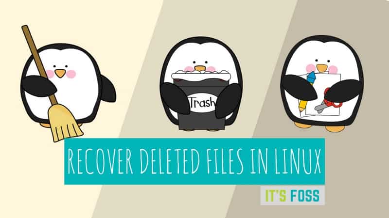 Recover deleted files in linux