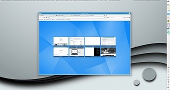 Kaos linux switches to falkon browser march s release adds kde plasma 5 12 lts