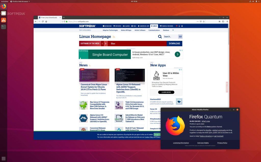 Firefox 66 to offer better compatibility with gnome desktop improve scrolling 524764 2