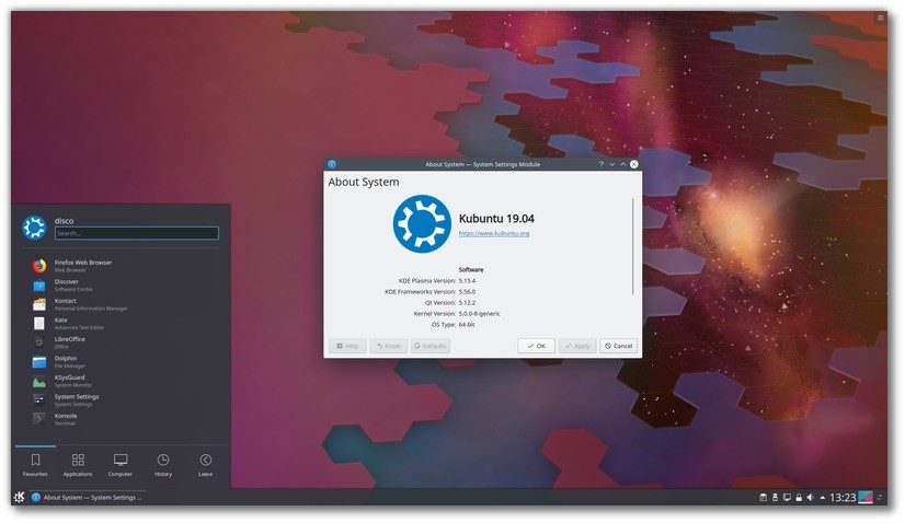 Kubuntu 19 04 ships with kde plasma 5 15 desktop experimental wayland session 525755 3