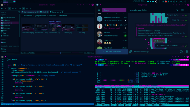 Download Cyberpunk Neon Theme for Ubuntu - Ubuntu Free