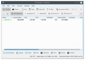 Ktorrent screenshot 2020
