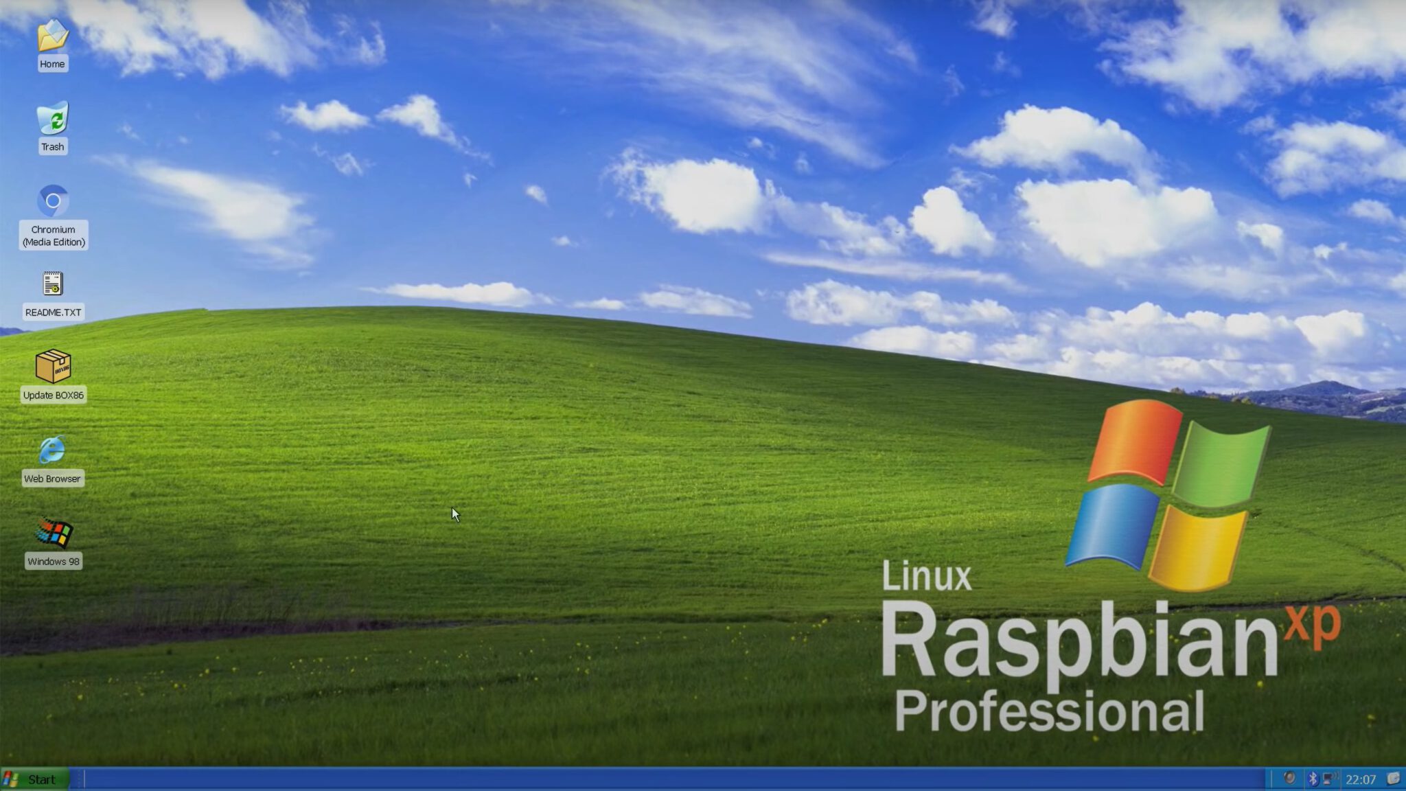 На базе windows. Безмятежность Windows XP. Безмятежность Windows XP оригинал. Поле Windows XP. Raspbian XP.