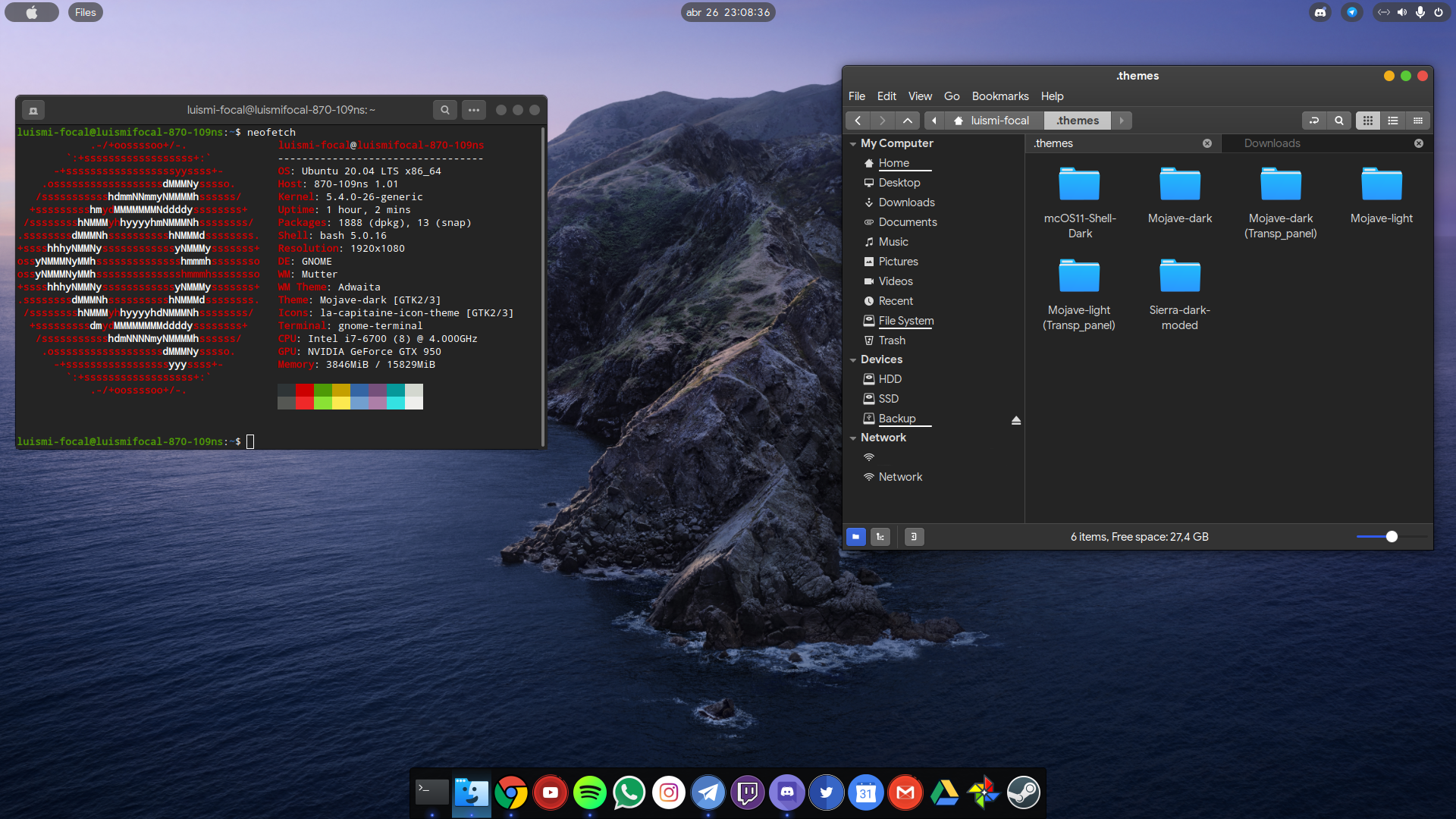 Ubuntu 20 04 Looking Like MacOS Highlights The Linux Customization 