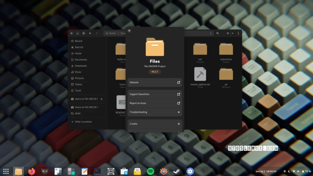 Gnome 45s file manager gets search performance boost better grid.webp