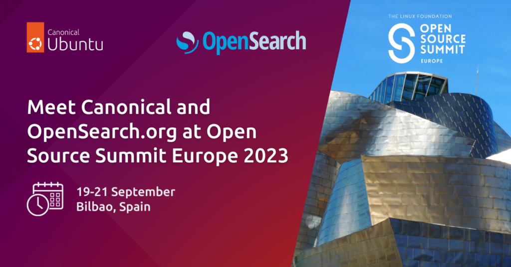 Meet Canonical and OpenSearch.org at Open Source Summit Europe 2023 | Ubuntu