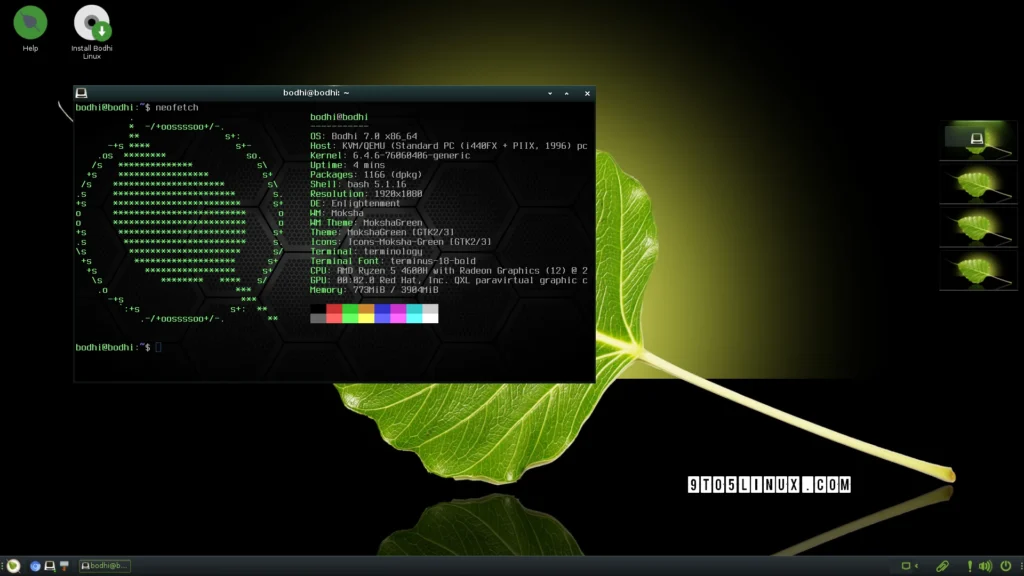 Bodhi linux 70 released with linux kernel 64 based on.webp