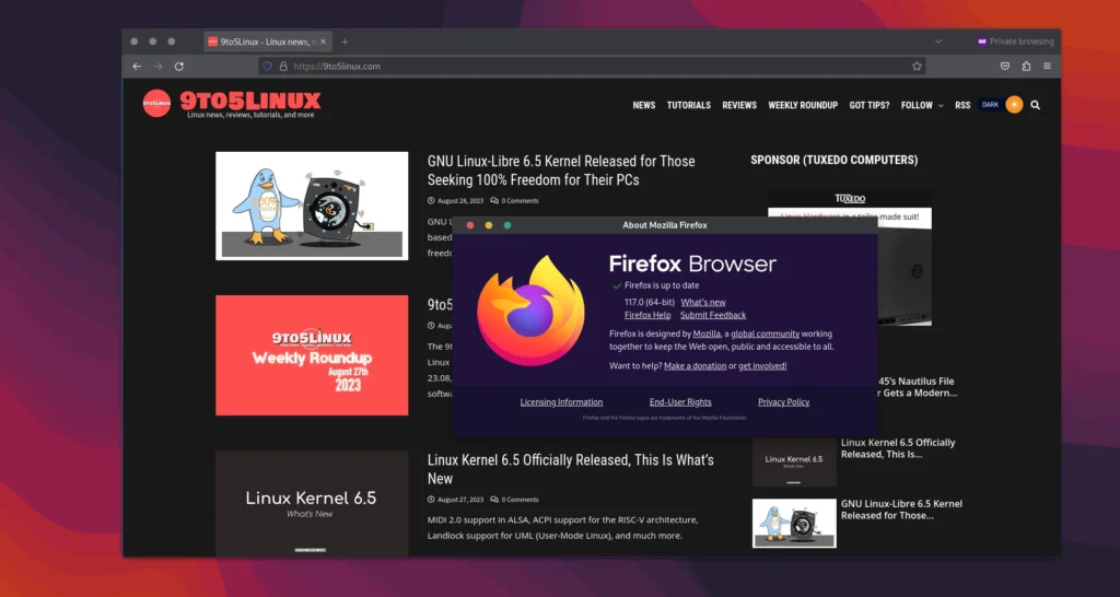 Mozilla firefox 117 is now available for download heres whats.webp