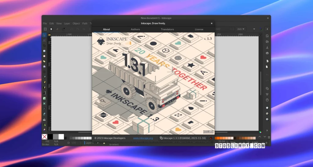 Inkscape 131 released with more than 70 bug fixes and.webp