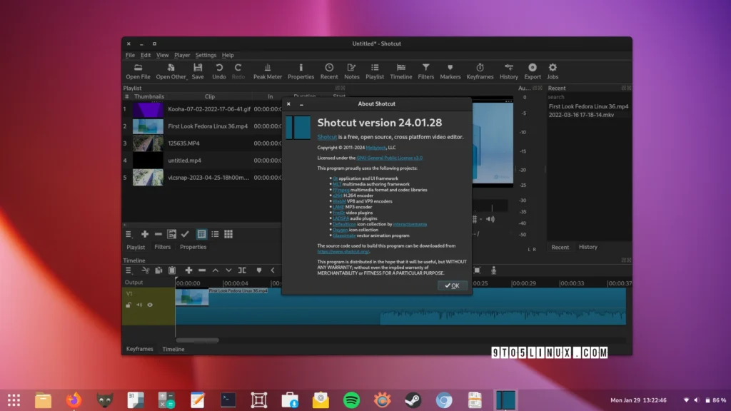 Shotcut 2401 open source video editor released with many new features.webp