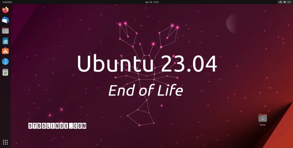 Ubuntu 2304 lunar lobster reached end of life upgrade to.webp