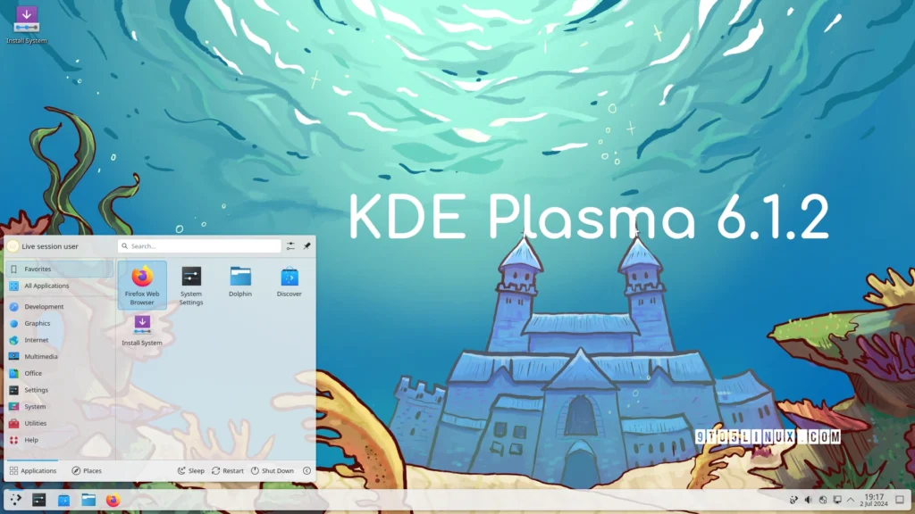 Kde plasma 6.1.2 is out to improve the overview effect