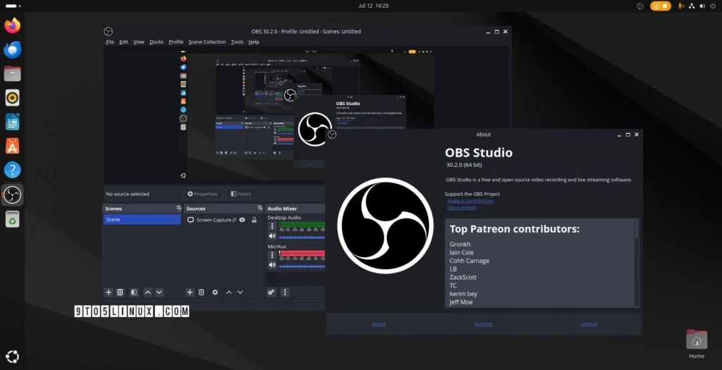 Obs studio 30.2 released with nvenc av1 support on linux,