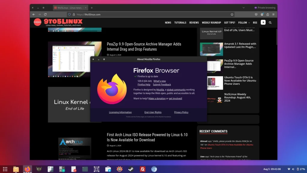 Mozilla firefox 129 is now available for download, here's what's