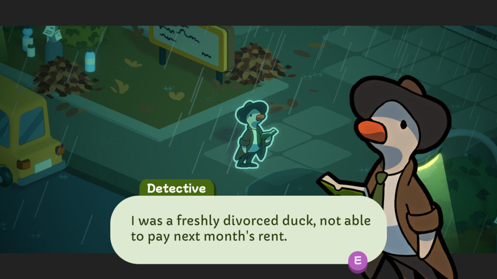 Duck detective