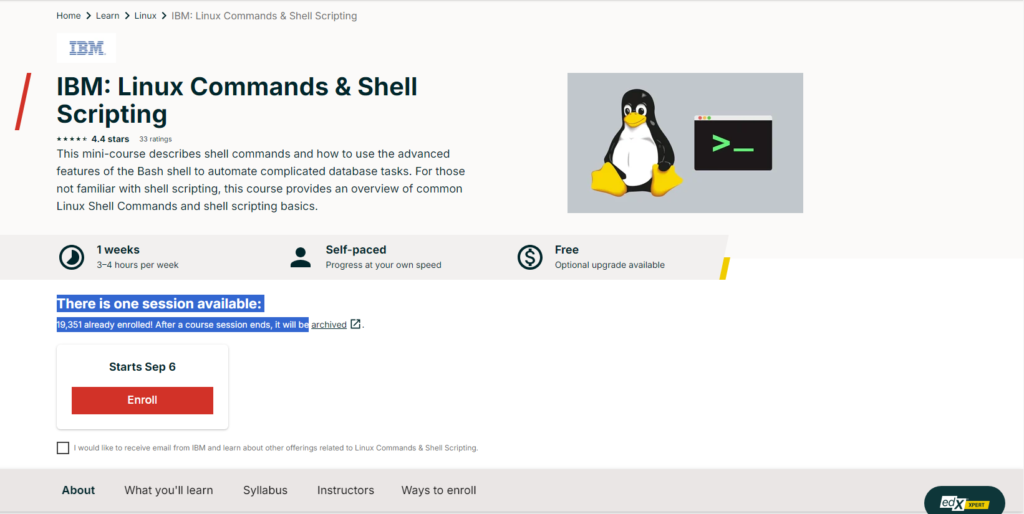 Ibm intro to bash command line linux