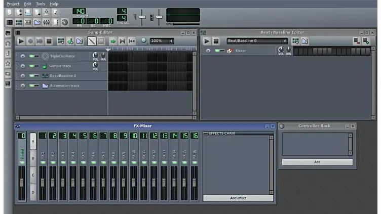 Lmms screenshot