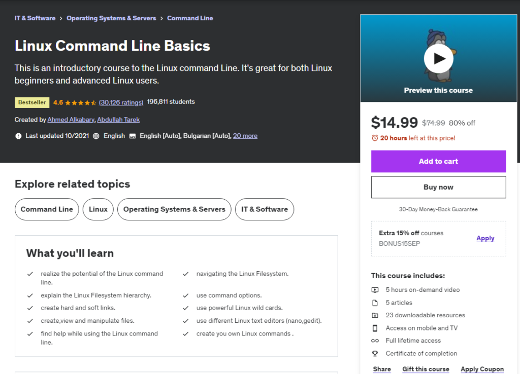 Linux command line basics