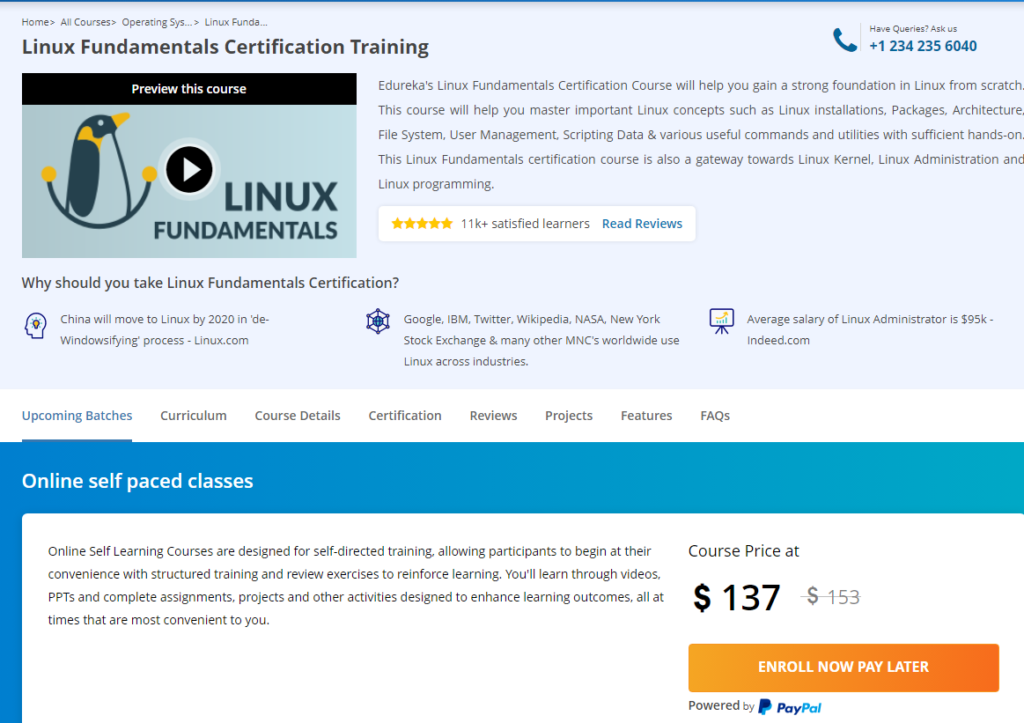 Linux fundamentals certification training