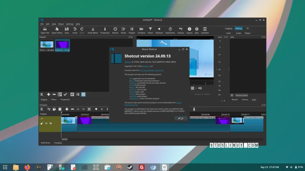 Shotcut 24.09 video editor brings fixes for major new bugs,