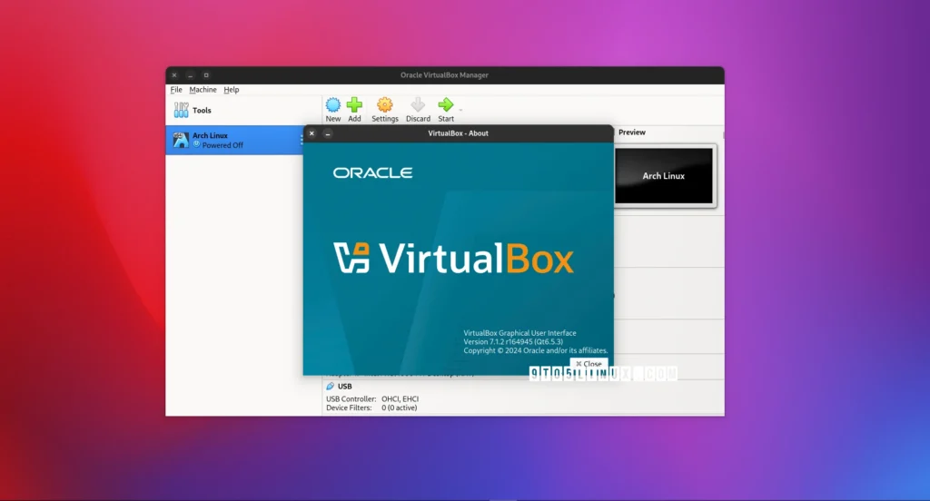 Virtualbox 7.1.2 released with 3d acceleration support for vms running