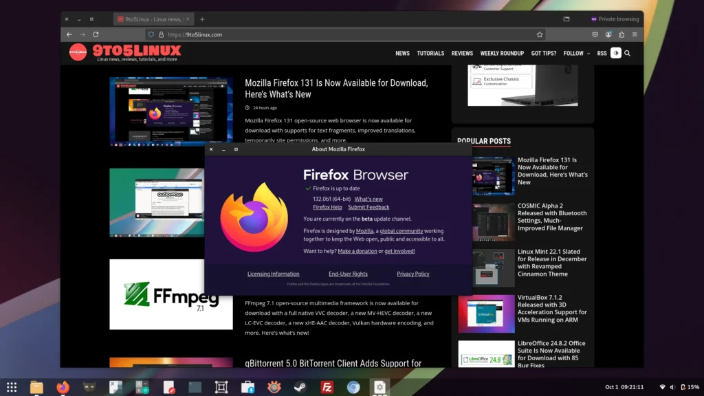 Firefox 132 enters beta with support for blocking third party cookie