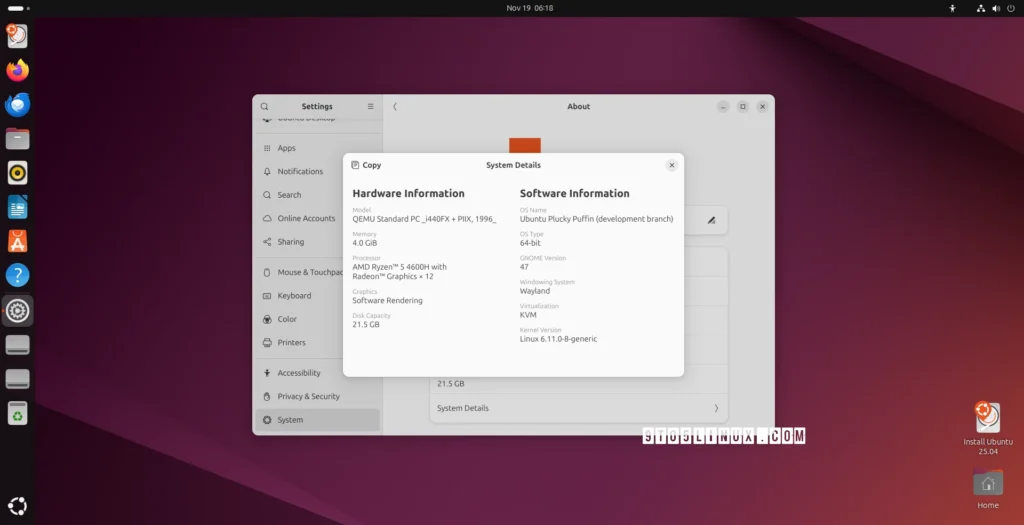 Ubuntu 25.04 (plucky puffin) daily build isos are now available