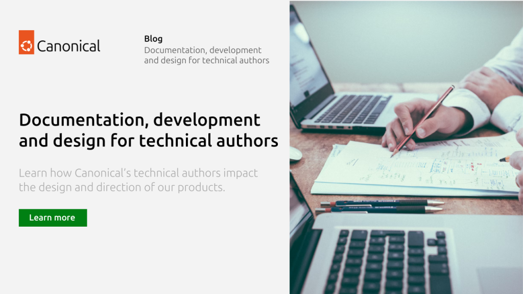 Documentation, development and design for technical authors | Ubuntu