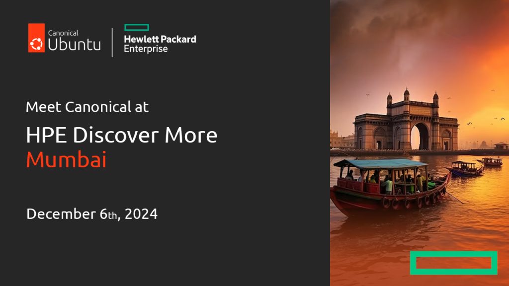 Join Canonical in Mumbai at HPE Discover More | Ubuntu