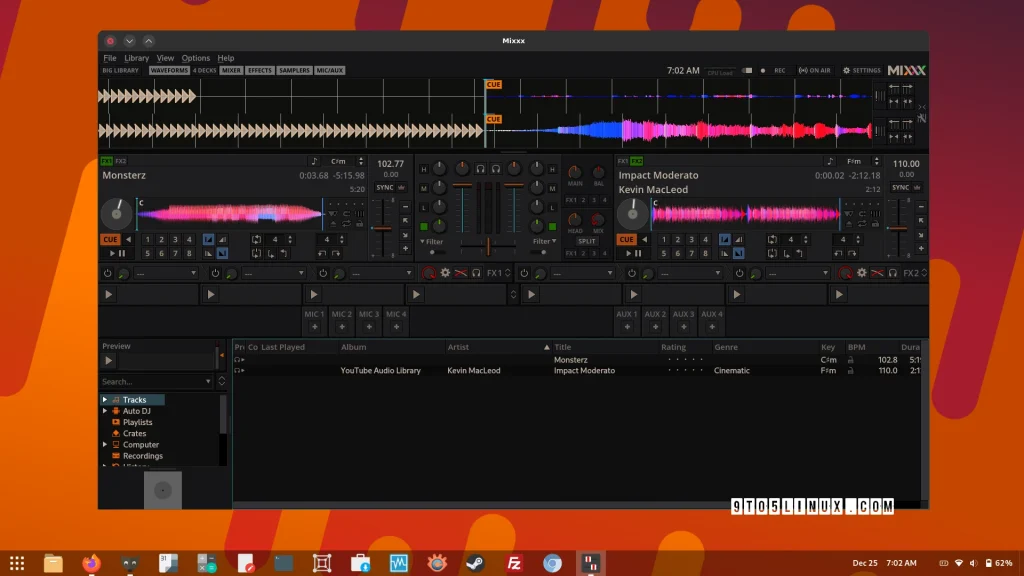 Mixxx 2.5 open source dj app released with qt 6 port,