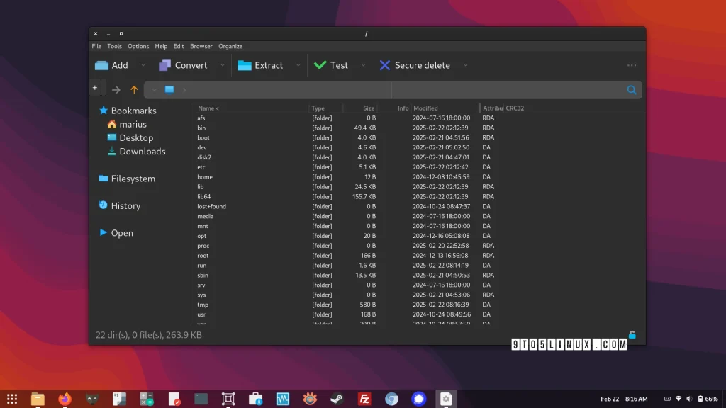 Peazip 10.3 archive manager improves integration with gnome and kde